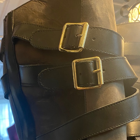 Steve Madden Bryant cow hide riding leather boots. 8.5 - Picture 5 of 11